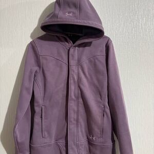 Under Armour Coldgear Infrared Purple Hooded Women's Small